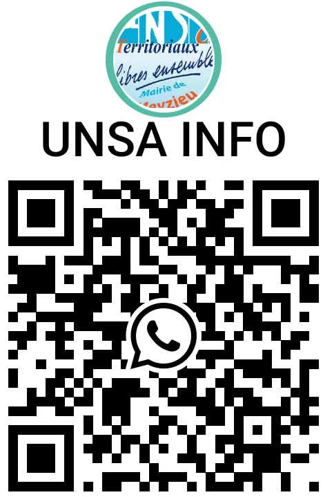 Scanner ce QR code permet de s'inscrire à la liste de diffusion WhatsApp